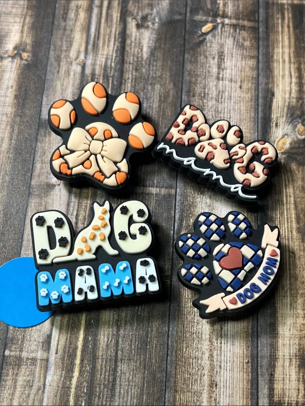 5for$10 Cute Dog Mom Croc Charms
Croc Shoe Charms Croc Accessories Tan and Brown